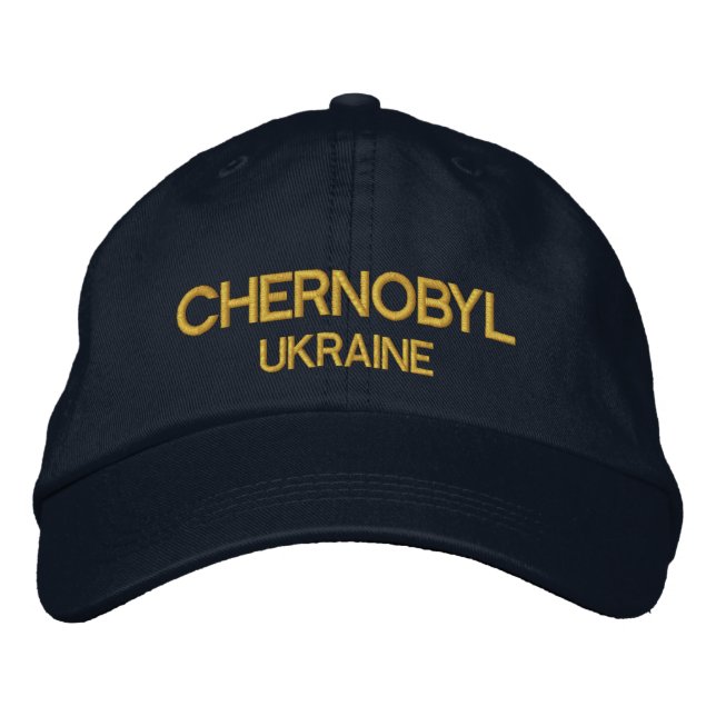 Ukraine - Chernobyl Personalized Adjustable Hat (Front)