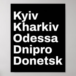 Ukraine Cities And Towns Travel  Poster