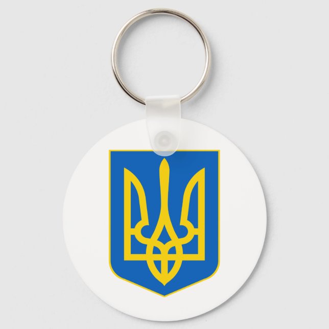 Ukraine COA Keychain (Front)