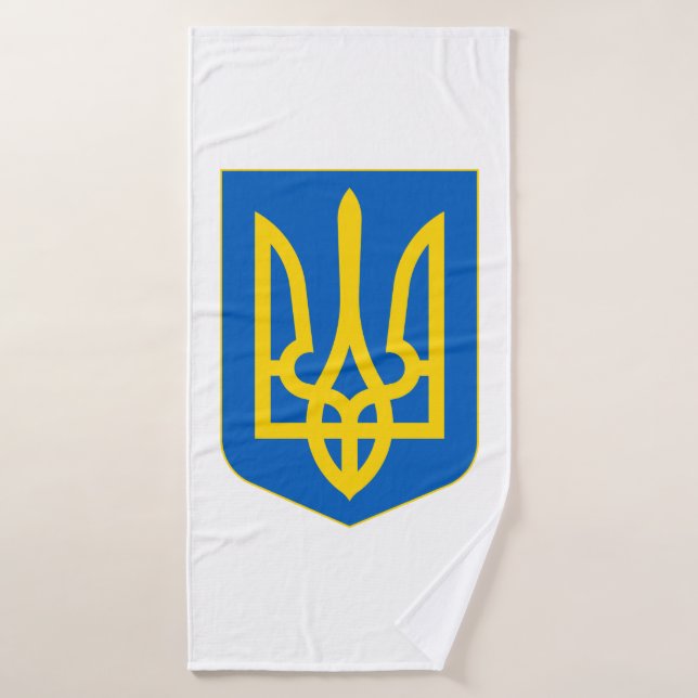 Ukraine Coat of Arms Bath Towel (Bath Towel)