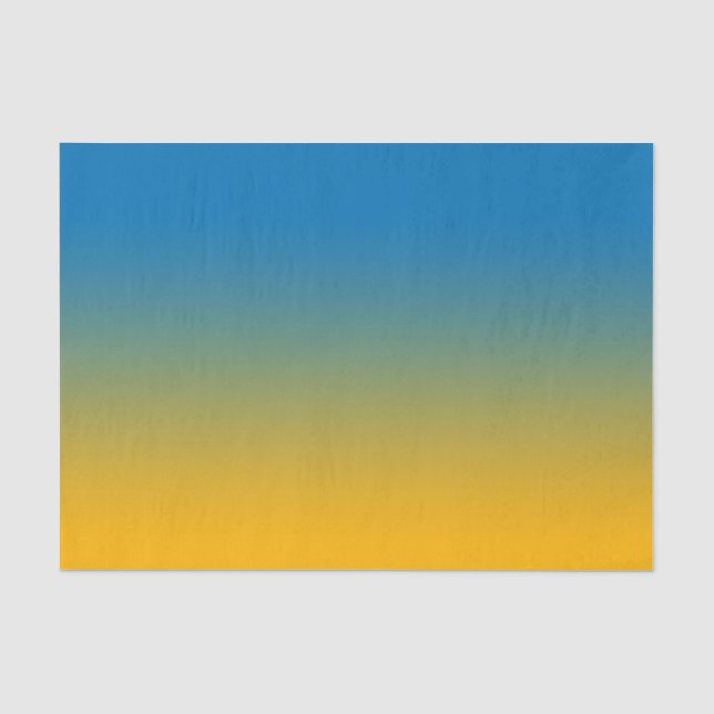 Ukraine, colours of freedom tissue paper (Front)