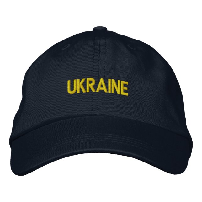Ukraine Conception patriotique Casquette de baseba (Devant)
