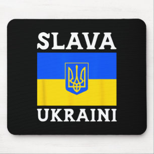 Ukraine Country Flag Pride Slava Ukraini 1 Mouse Pad