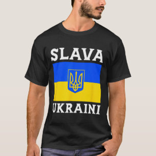 Ukraine Country Flag Pride Slava Ukraini 1 T-Shirt
