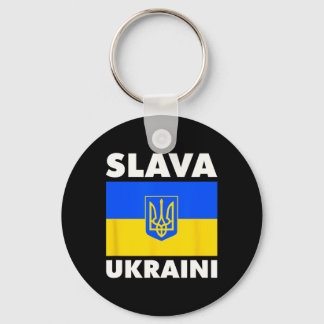 Ukraine Country Flag Pride Slava Ukraini 2  Keychain