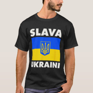 Ukraine Country Flag Pride Slava Ukraini 2 T-Shirt