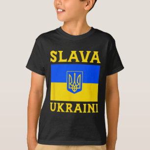 Ukraine Country Flag Pride Slava Ukraini 3  T-Shirt