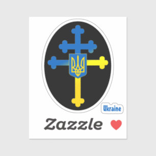 Ukraine Cross Symbol & Lorraine cross
