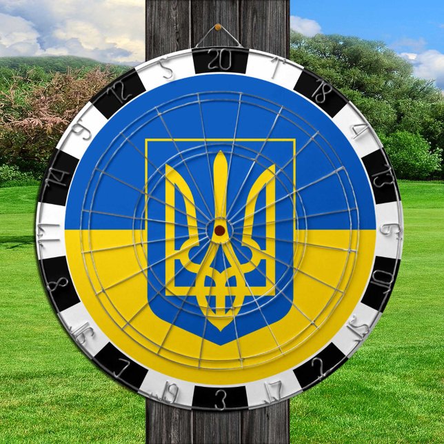 Ukraine Dartboard & Ukrainian Flag / game board (Creator Uploaded)