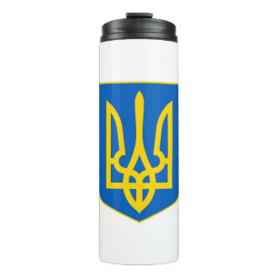 ukraine emblem thermal tumbler