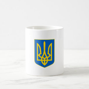 Ukraine Emblem, Ukrainian National Zelensky  Coffee Mug