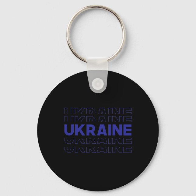 Ukraine Fans  Keychain (Front)