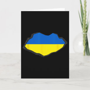Ukraine Flag 1  Card