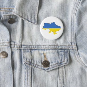 Ukraine Flag 2 Inch Round Button
