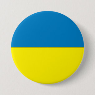 Ukraine Flag 3 Inch Round Button