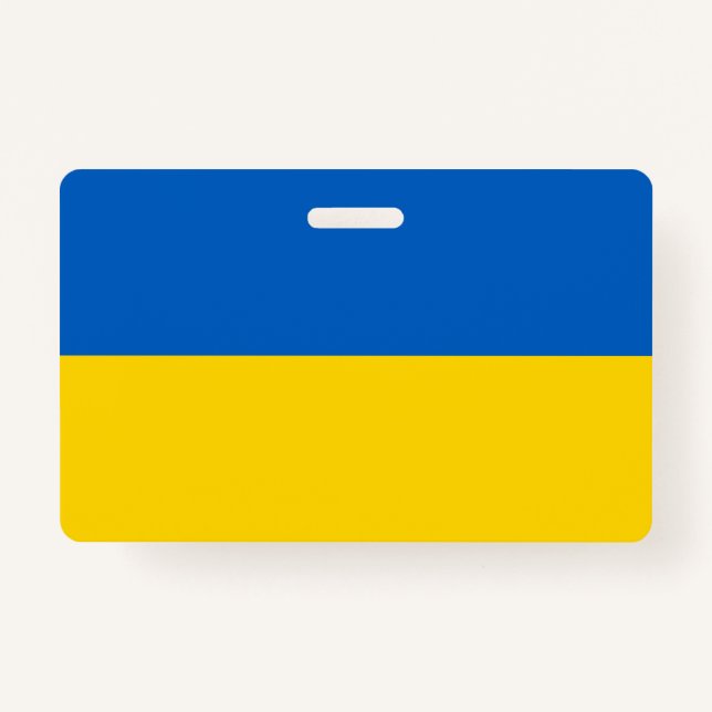 Ukraine Flag Badge (Front)