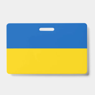 Ukraine flag badge