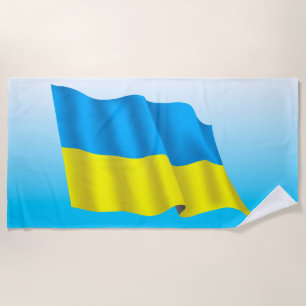 Ukraine Flag Beach Towel