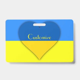 Ukraine Flag Blue Yellow Thunder_Cove Badge