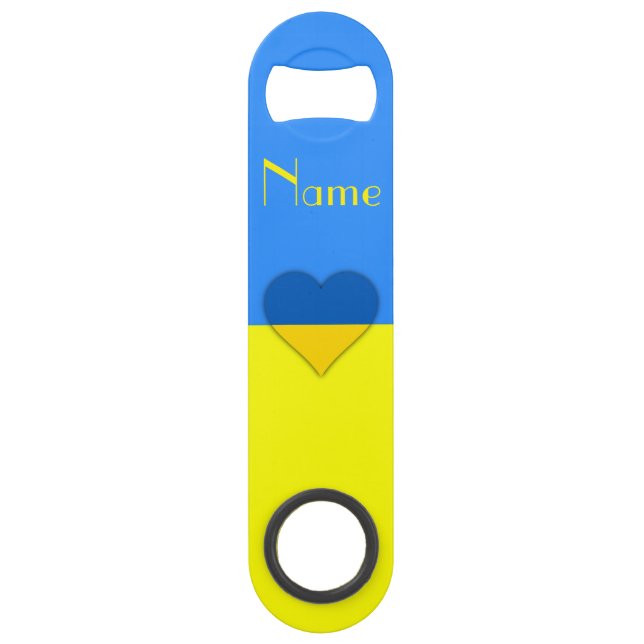 Ukraine Flag Blue Yellow Thunder_Cove Bar Key (Front)