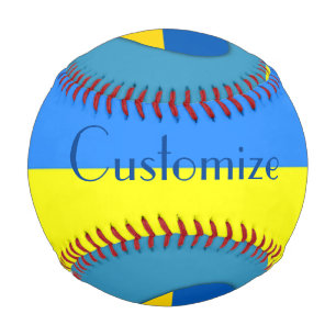 Ukraine Flag Blue Yellow Thunder_Cove  Baseball