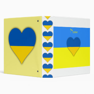 Ukraine Flag Blue Yellow Thunder_Cove Binder