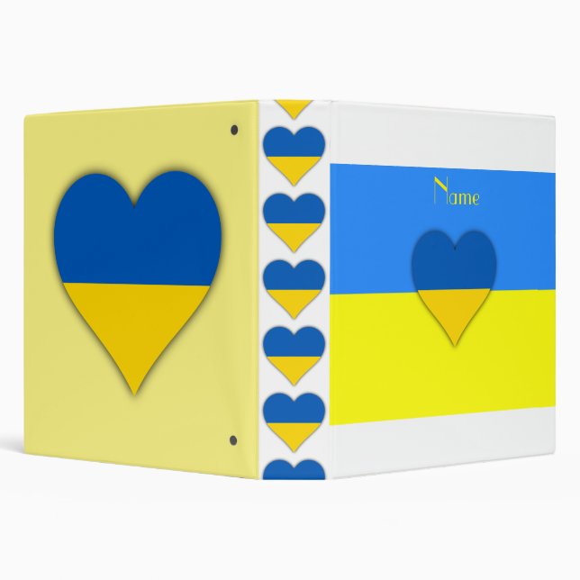 Ukraine Flag Blue Yellow Thunder_Cove  Binder (Background)