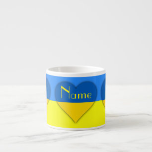 Ukraine Flag Blue Yellow Thunder_Cove  Espresso Cup
