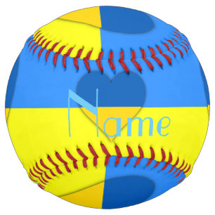 Ukraine Flag Blue Yellow Thunder_Cove  Softball