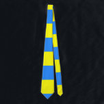 Ukraine Flag Blue Yellow Thunder_Cove  Tie<br><div class="desc">Ukrainian flag and heart in traditionally light blue and yellow colors to personalize by changing to your name on  any background color</div>