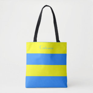 Ukraine Flag Blue Yellow Thunder_Cove Tote Bag