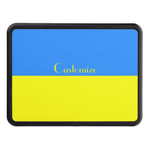 Ukraine Flag Blue Yellow Thunder_Cove  Trailer Hitch Cover