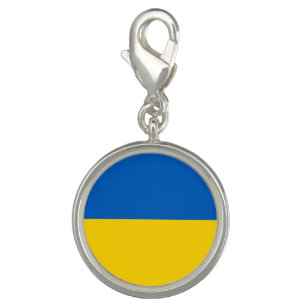 Ukraine Flag Blue Yellow Ukrainian Patriotic Charm