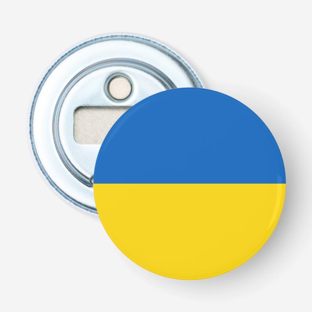 Ukraine flag bottle opener (Front)