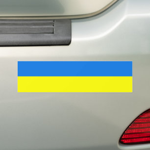 Ukraine Flag Bumper Sticker
