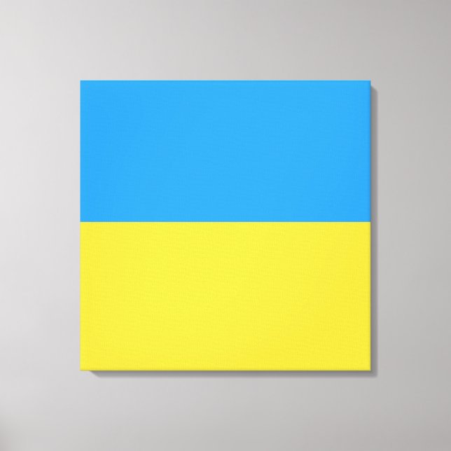Ukraine flag canvas print (Front)