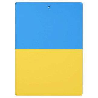 Ukraine flag clipboard