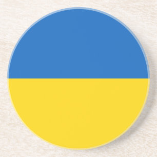 Ukraine flag coaster