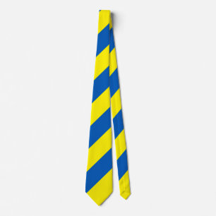 Ukraine Flag Colours Modern Tie