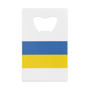 UKRAINE-FLAG CREDIT CARD BOTTLE OPENER