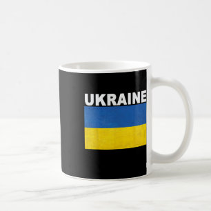 Ukraine Flag Distressed-effect Design Coffee Mug