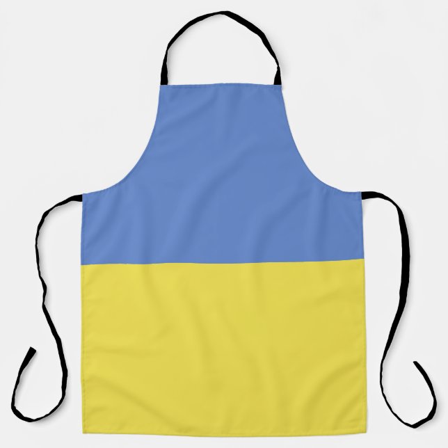 Ukraine Flag Emblem Apron (Front)