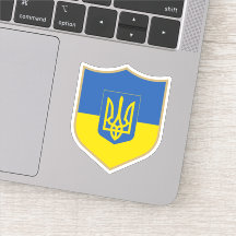 Ukraine Flag Emblem Patriotic Travel
