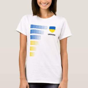 Ukraine Flag Emblem Patriotic Ukraine National Pri T-Shirt