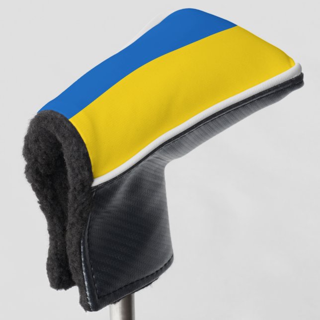 Ukraine Flag Golf Head Cover (3/4 Front)