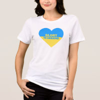 Ukraine Flag Heart Glory To Ukraine