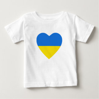 Ukraine Flag Heart T-Shirt
