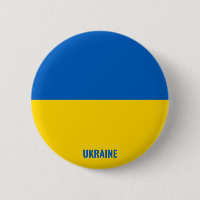Ukraine Flag Inscription Blue Yellow