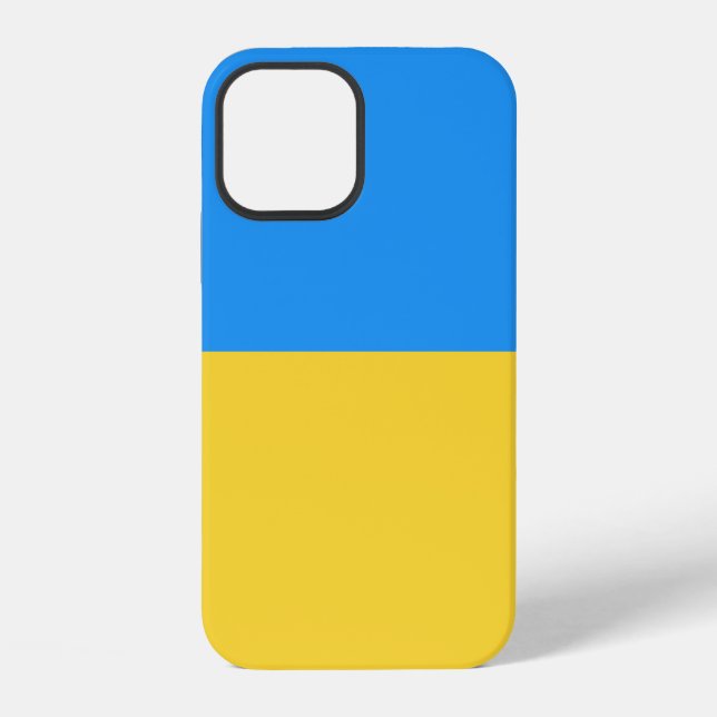 Ukraine flag iPhone case (Back)