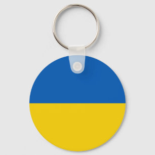 Ukraine flag keychain